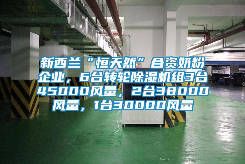 新西蘭“恒天然”合資奶粉企業(yè)，6臺(tái)轉(zhuǎn)輪除濕機(jī)組3臺(tái)45000風(fēng)量，2臺(tái)38000風(fēng)量，1臺(tái)30000風(fēng)量