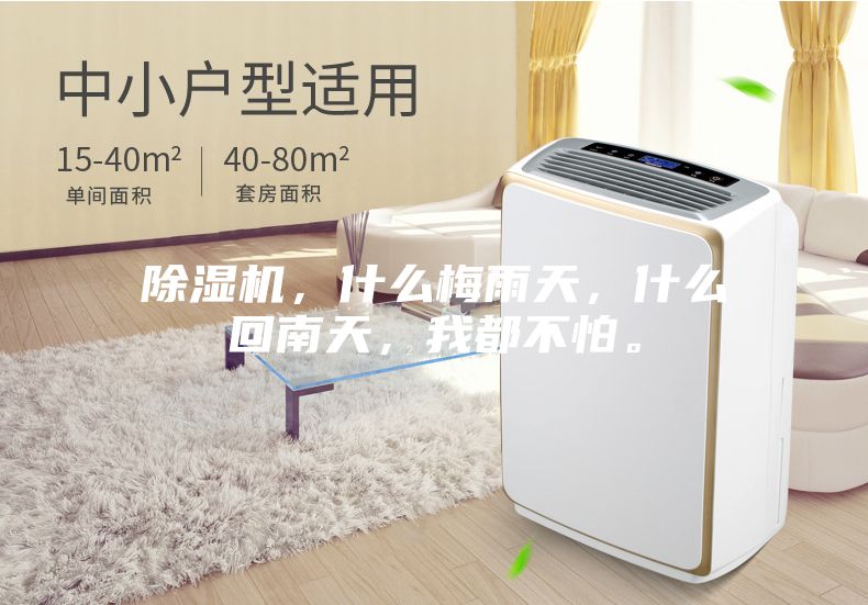 除濕機，什么梅雨天，什么回南天，我都不怕。