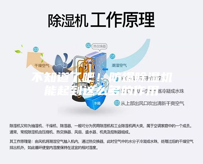 不知道了吧！防爆除濕機(jī)能起到這么多的作用