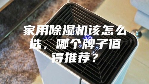 家用除濕機該怎么選，哪個牌子值得推薦？
