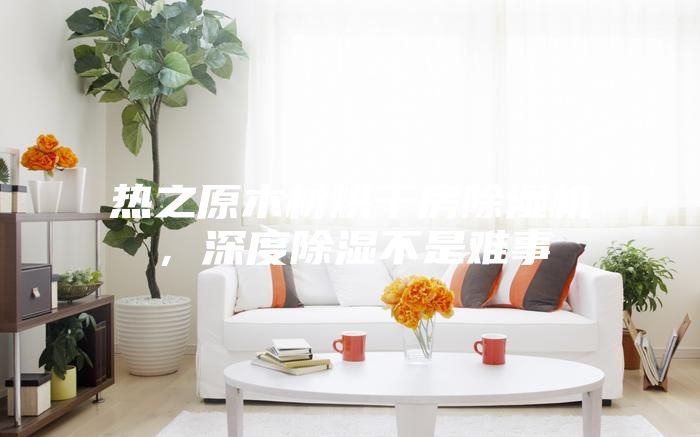 熱之原木材烘干房除濕機，深度除濕不是難事