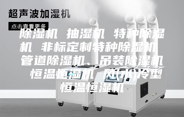 除濕機(jī) 抽濕機(jī) 特種除濕機(jī) 非標(biāo)定制特種除濕機(jī) 管道除濕機(jī)、吊裝除濕機(jī) 恒溫恒濕機(jī) 風(fēng)(水)冷型恒溫恒濕機(jī)