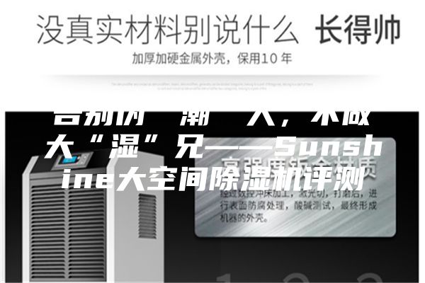 告別偽“潮”人，不做大“濕”兄——Sunshine大空間除濕機評測