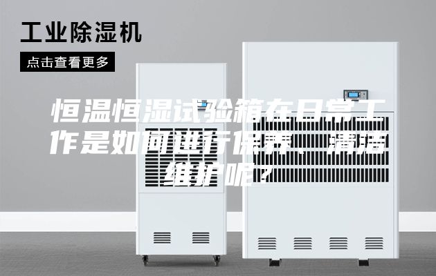 恒溫恒濕試驗箱在日常工作是如何進行保養(yǎng)、清潔維護呢？
