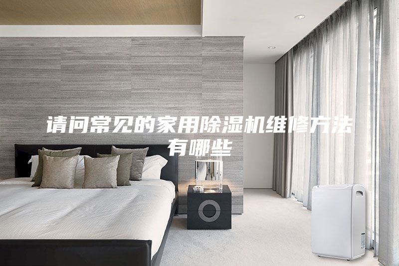 請問常見的家用除濕機(jī)維修方法有哪些