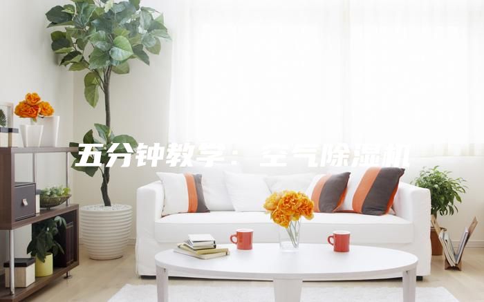 五分鐘教學(xué)：空氣除濕機(jī)