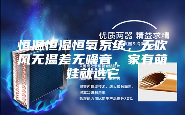 恒溫恒濕恒氧系統(tǒng)，無吹風無溫差無噪音，家有萌娃就選它