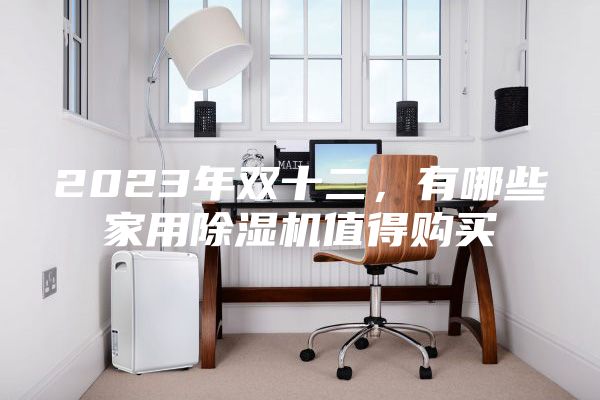 2023年雙十二，有哪些家用除濕機值得購買