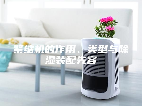 緊縮機的作用、類型與除濕裝配先容