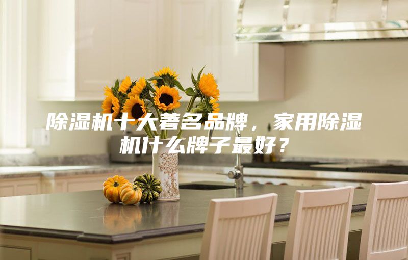 除濕機十大著名品牌，家用除濕機什么牌子最好？