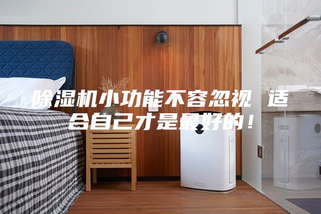 除濕機(jī)小功能不容忽視 適合自己才是最好的！
