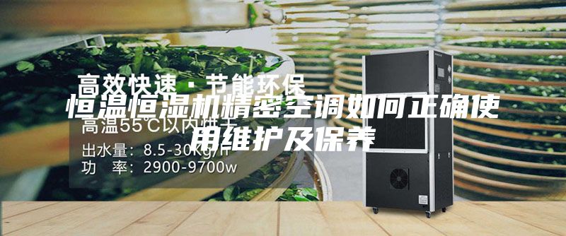 恒溫恒濕機(jī)精密空調(diào)如何正確使用維護(hù)及保養(yǎng)