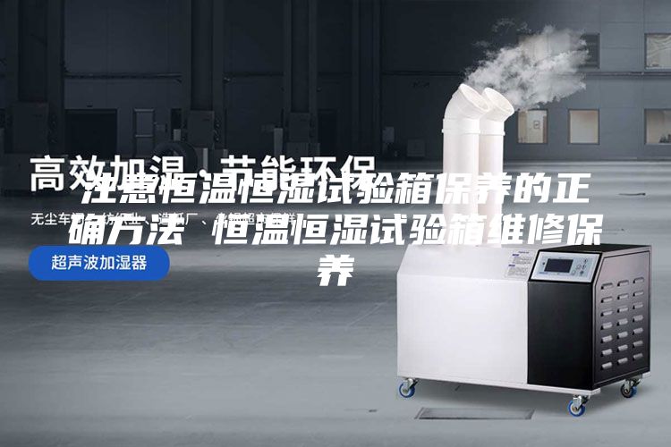注意恒溫恒濕試驗(yàn)箱保養(yǎng)的正確方法 恒溫恒濕試驗(yàn)箱維修保養(yǎng)