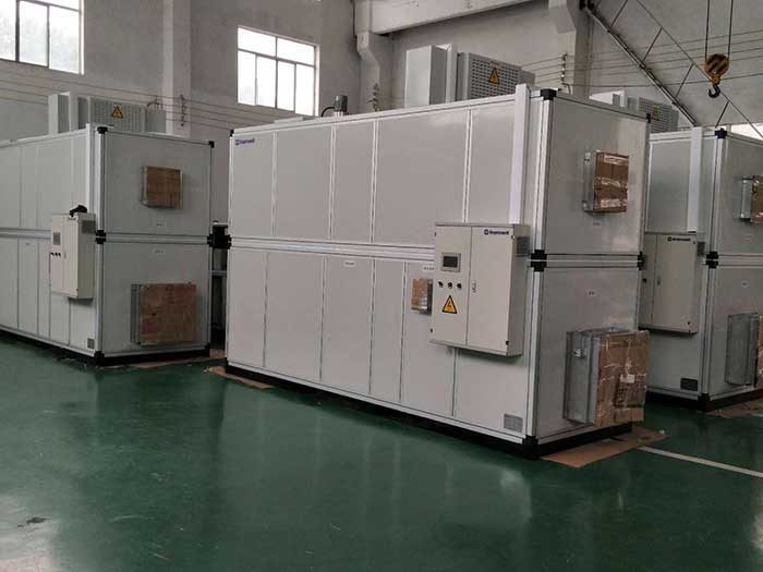 濟(jì)南銘威化工鋰電池鈷酸鋰零下40℃露點(diǎn)，三臺(tái)全新風(fēng)轉(zhuǎn)輪除濕機(jī)組